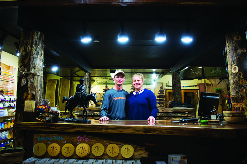 Quarter-sawn oak? A live-edge slab? It doesn’t matter if your project is a houseful or a handful, Chris and Susan Crocker would like to help.